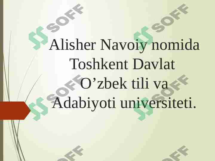 Tovush o’zgarishlari