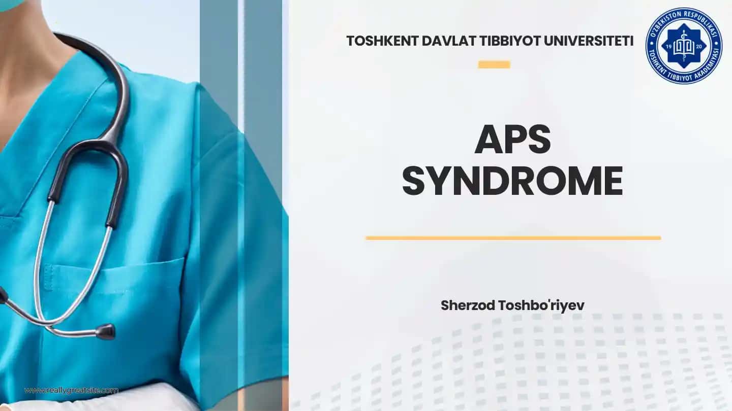 Antifosfolipid sindromi (AFS)