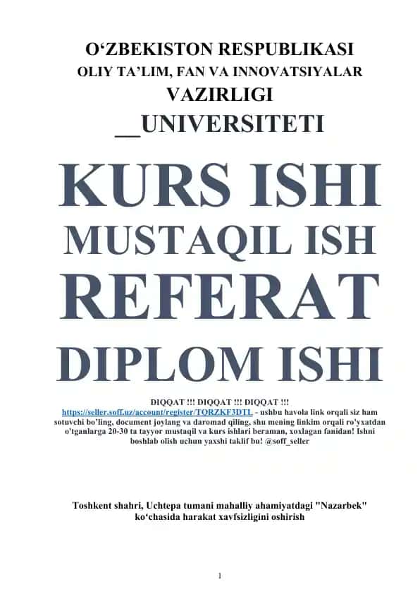 Harakat xavfsizligini oshirish