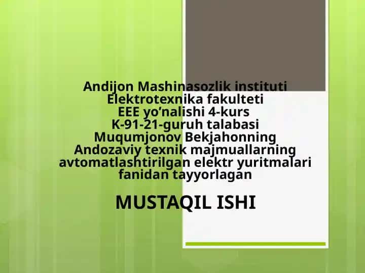 Tokarlik dastgohlarining tuzilishi va ish rejasi