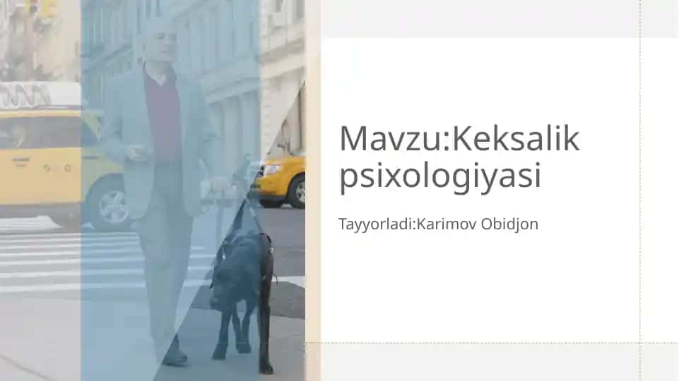 Keksalik psixologiyasi