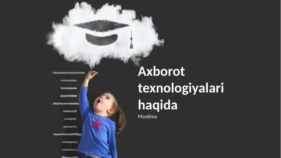 Axborot texnologiyalari