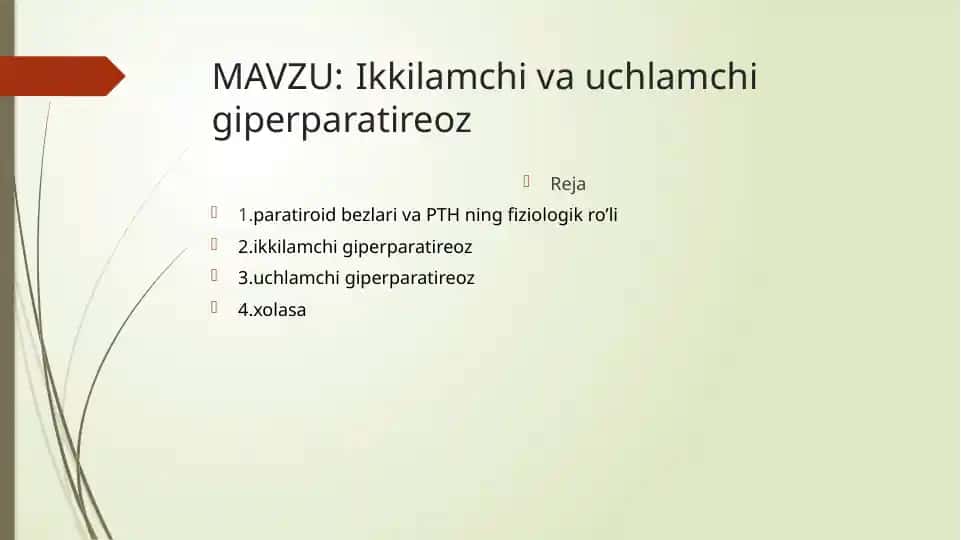Ikkilamchi va uchlamchi giperparatireoz