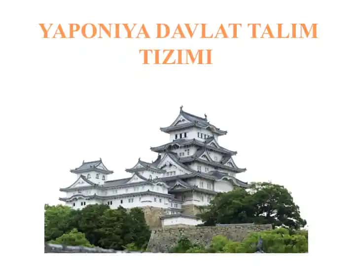 YAPONIYA DAVLAT TALIM TIZIMI
