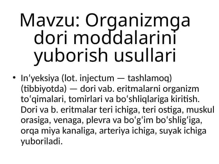 Inʼyeksiya