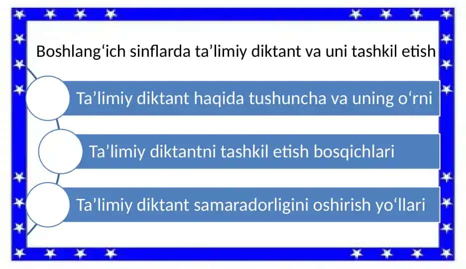 Ta'limiy diktantlar