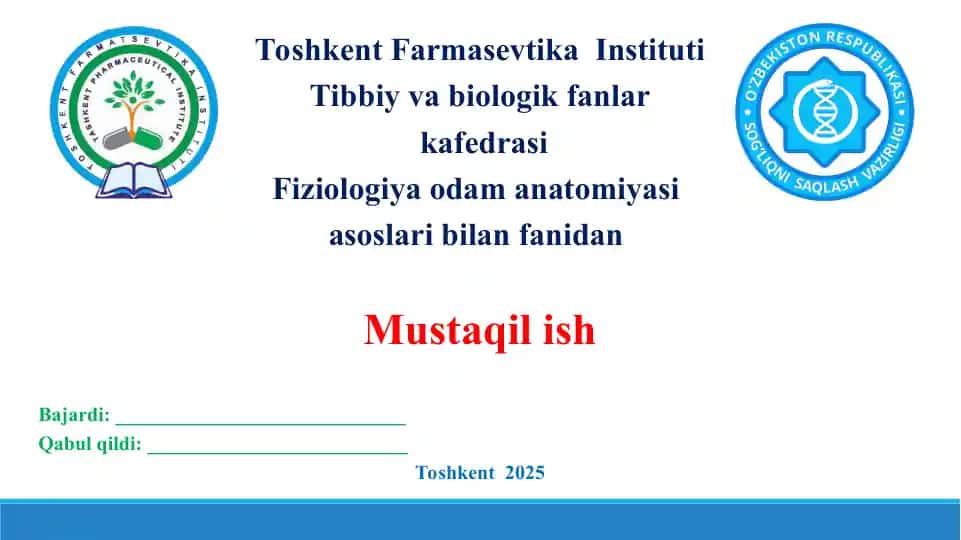 9. Suv va tuz almashinuvi. Taqdimot, 12 bet