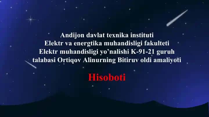 Elektr ta'minoti tizimi