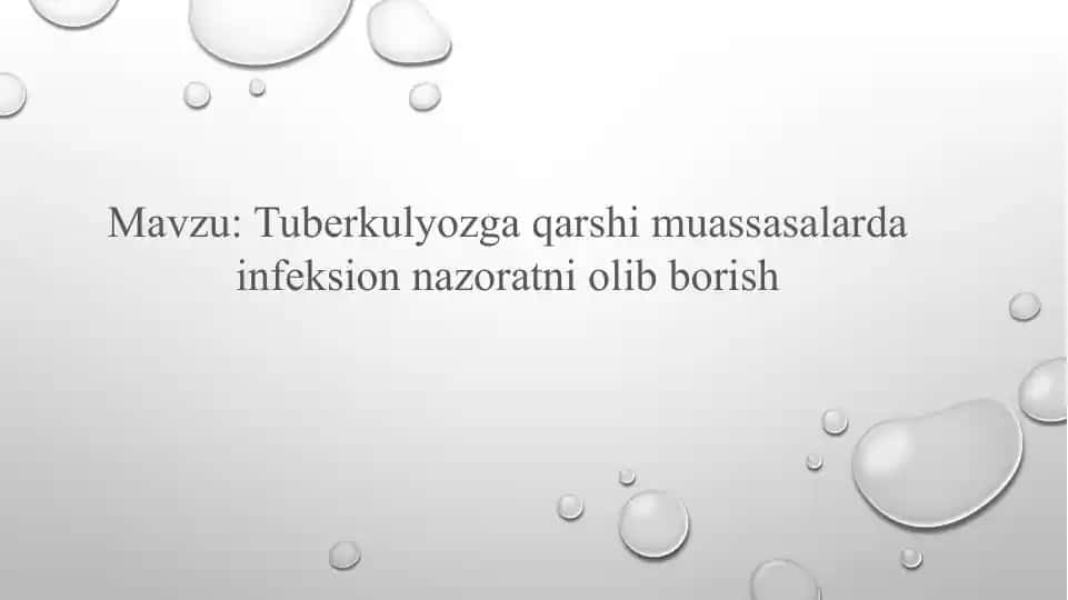 Tuberkulyozga qarshi muassasalar