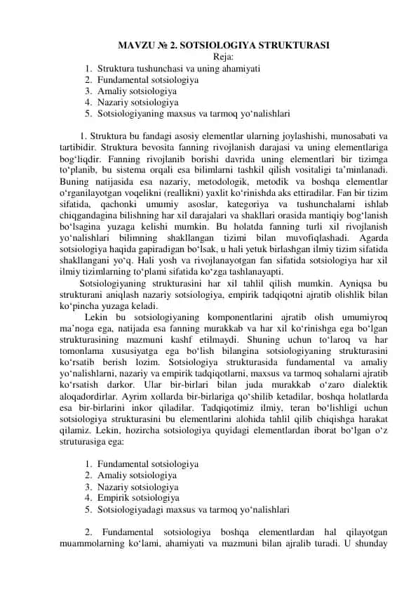 Sotsiologiya Strukturasi