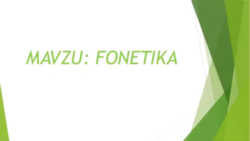 FONETIKA