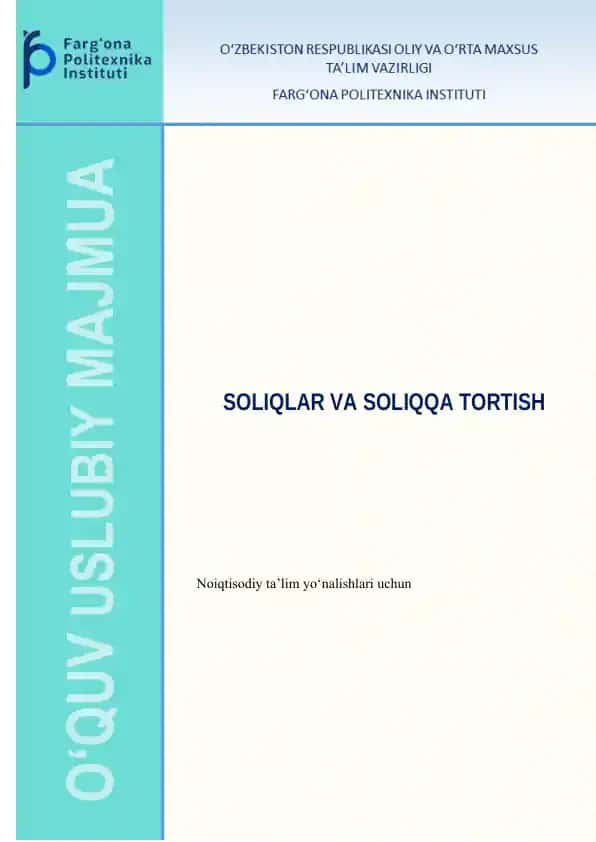 Soliqlar va Soliqqa Tortish