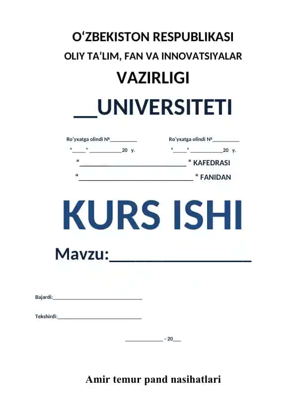 "Amir Temur pand nasihatlarida ma'naviy-axloqiy tarbiya masalalari"
