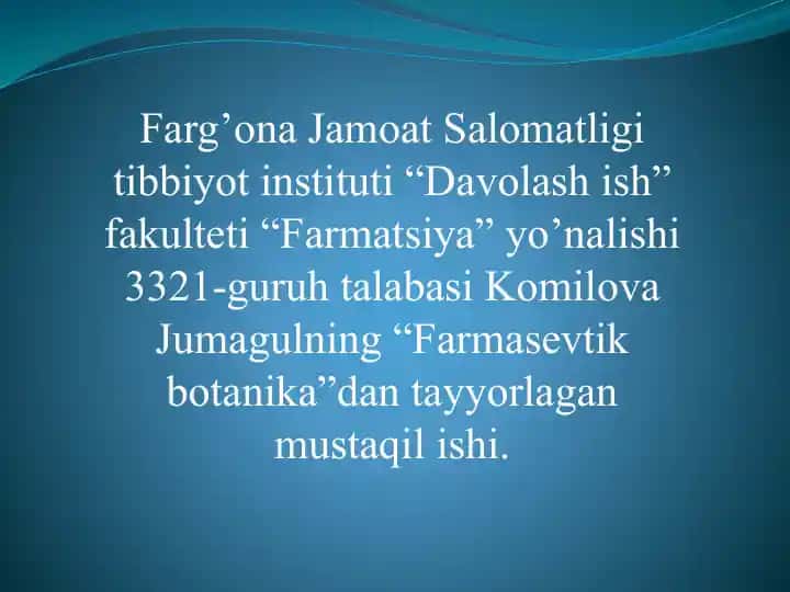 Farmasevtik botanika