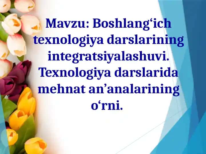 Integratsiyalash va mehnat an'analarining integratsiyalashuvi
