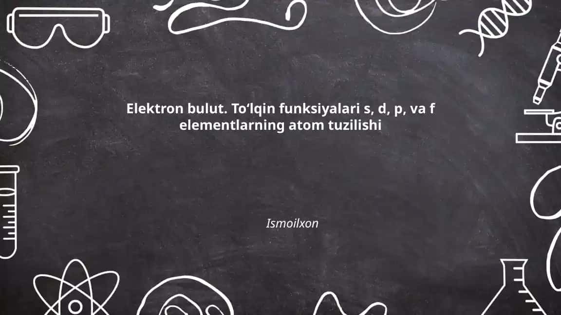 Elektron bulut