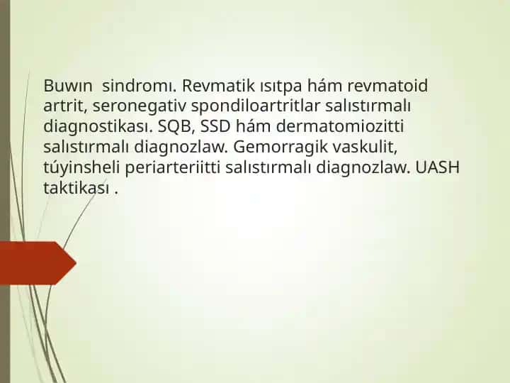 Buwın sindromi