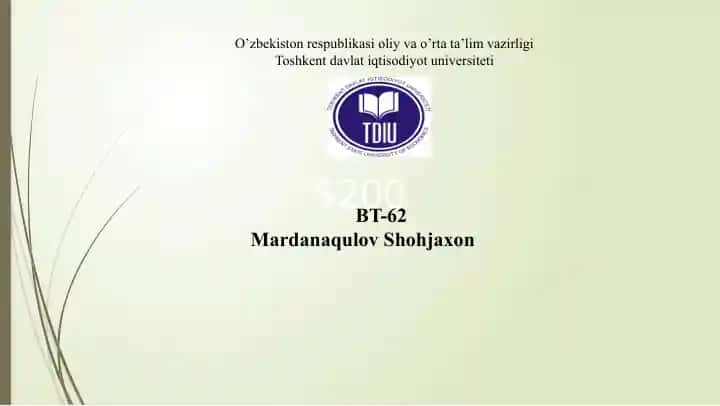 Biznesnirejalashtirishning nazariyasoslari