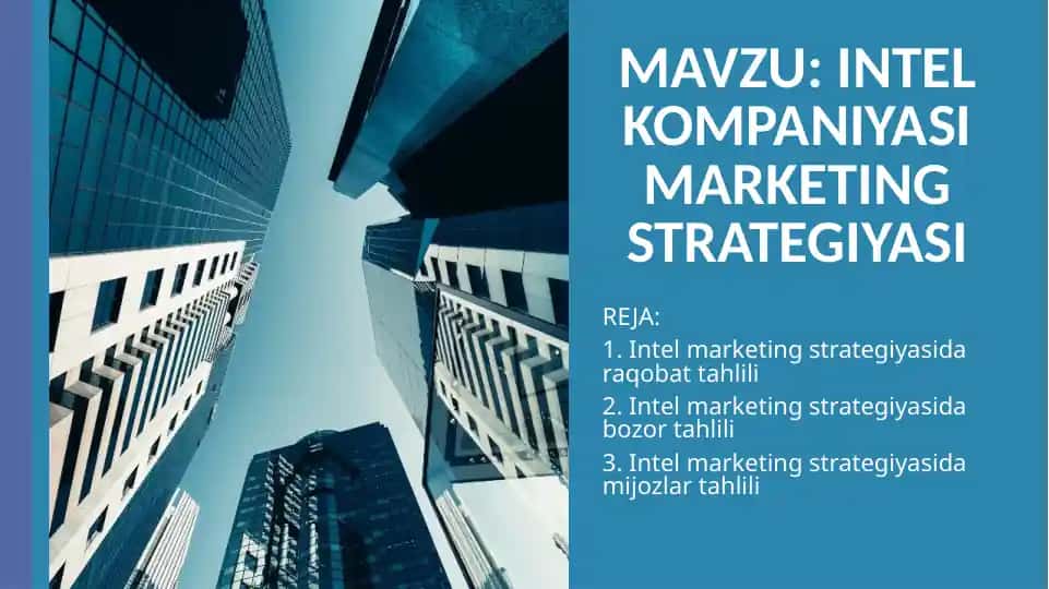 Intel marketing strategiyasi