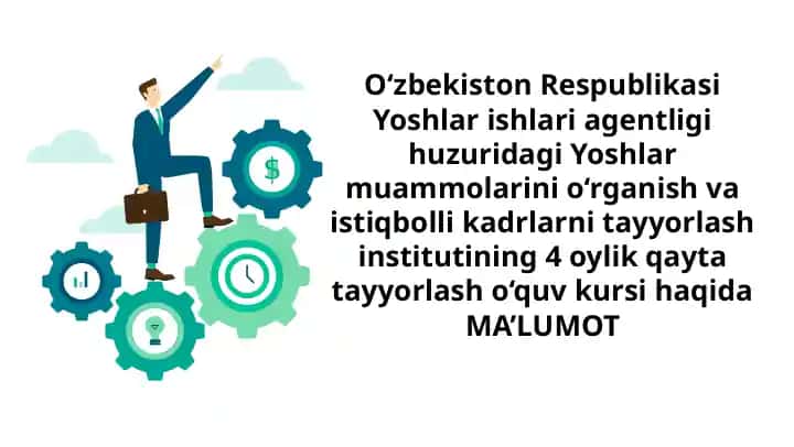 4 oylik qayta tayyorlash o‘quv kursi