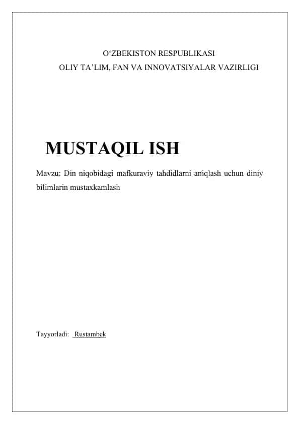 Rustambek