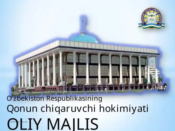 O'zbekiston Respublikasi Qonun chiqaruvchi hokimiyati