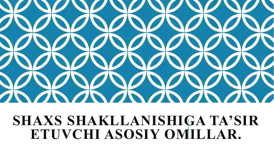 Irsiyat Inson Shakllanishi va Biologik Omillar