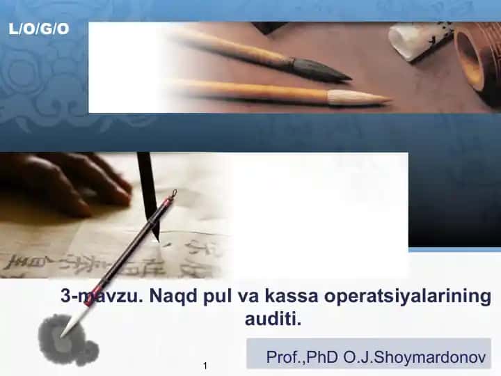 Naqdpul va kassa operatsiyalarining audit