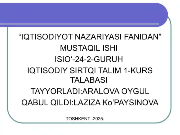 Bozoriqtisodiyotimodellari