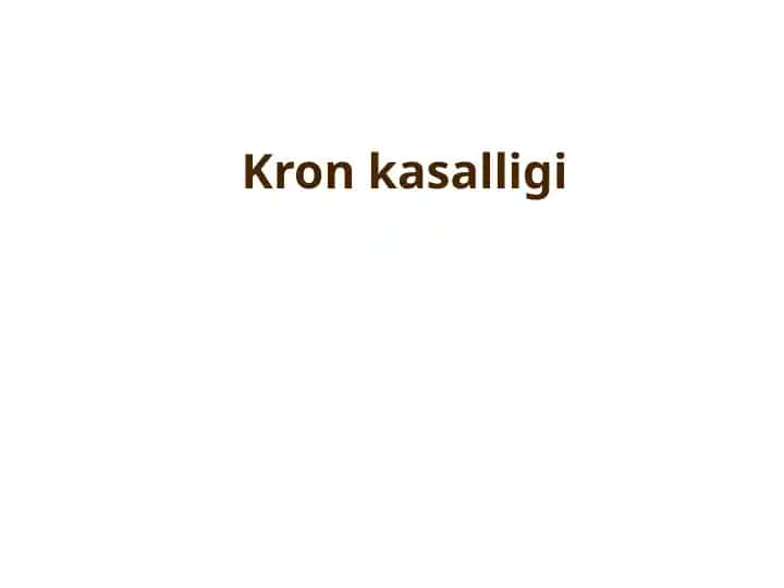 Kron kasalligi