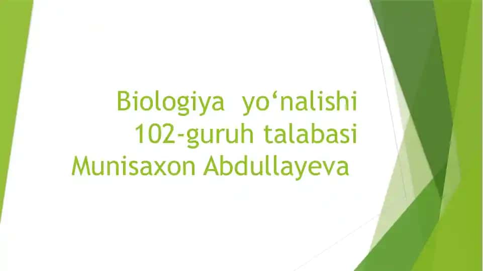 Biologiya