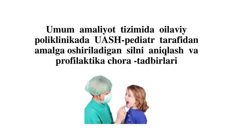 Tuberkulyoz profilaktikasi chora-tadbirlari