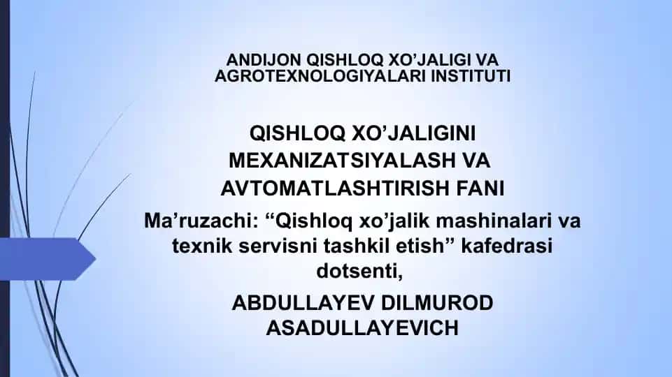 Traktor va avtomobillarning transmissiyasi