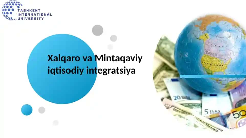 Xalqarova Mintaqaviy Iqtisodiy Integratsiya