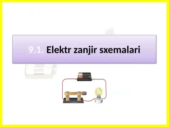 Elektr zanjir sxemalari