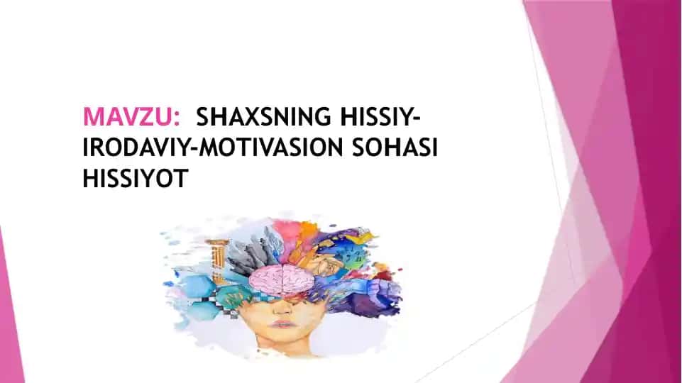 Hissiyotning Asosiy Konseptlari