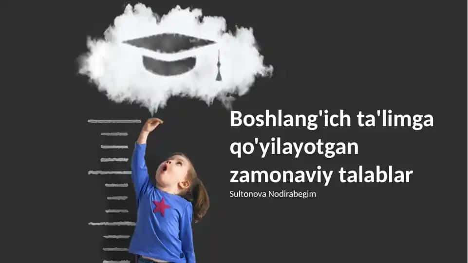 Boshlang'ich ta'limga qo'yilayotgan zamonaviy talablar