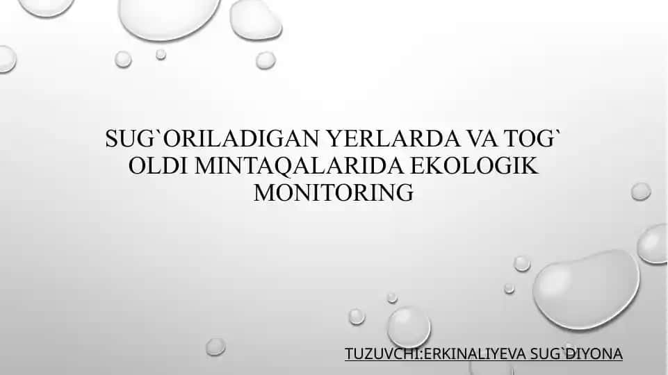 EKOLOGIK MONITORING