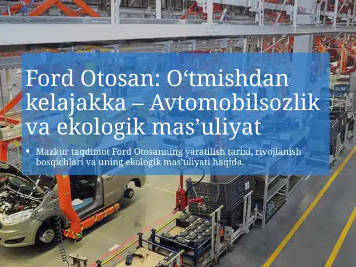 Ford Otosan: – Avtomobilsozlik