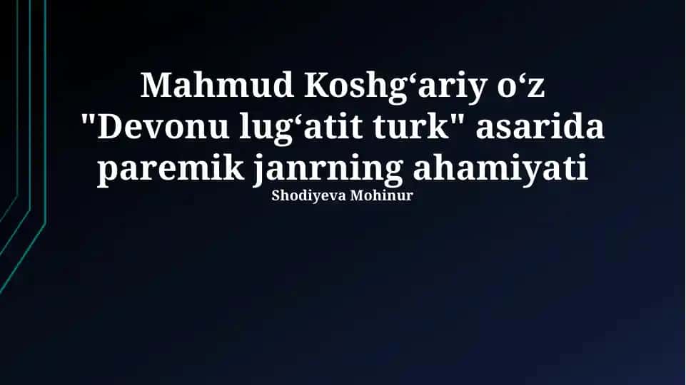 Devonu lug'atit turk