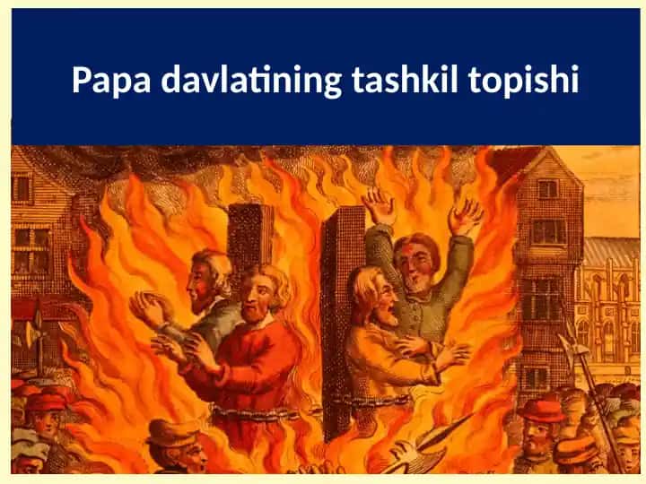 Papa davlatining tashkil topishi