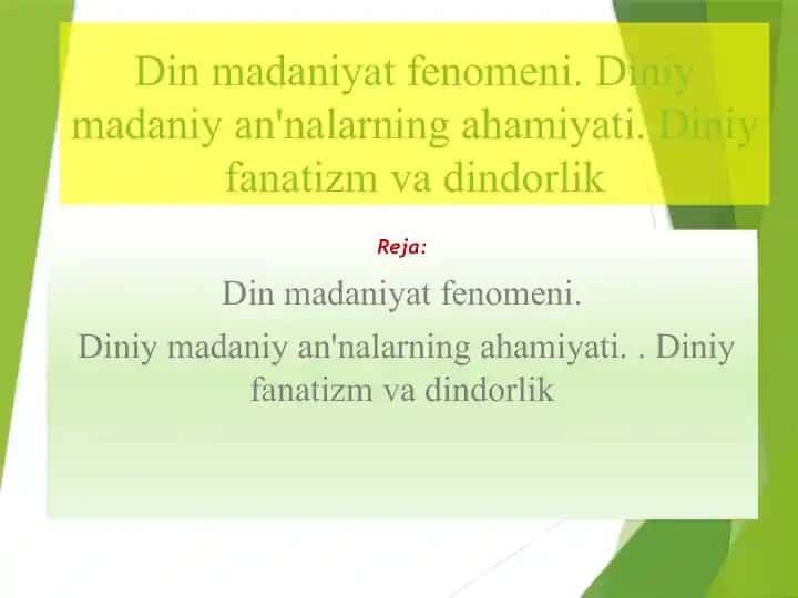 Dinmadaniyat fenomeni