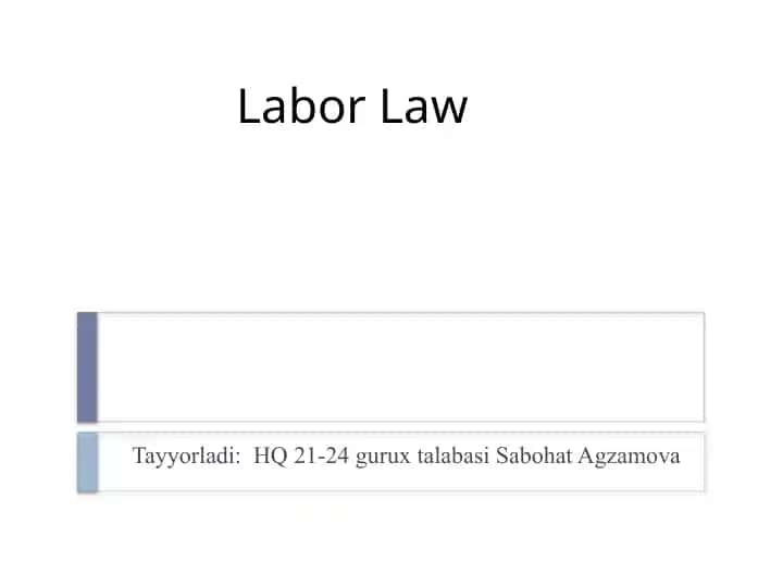 Labor Law