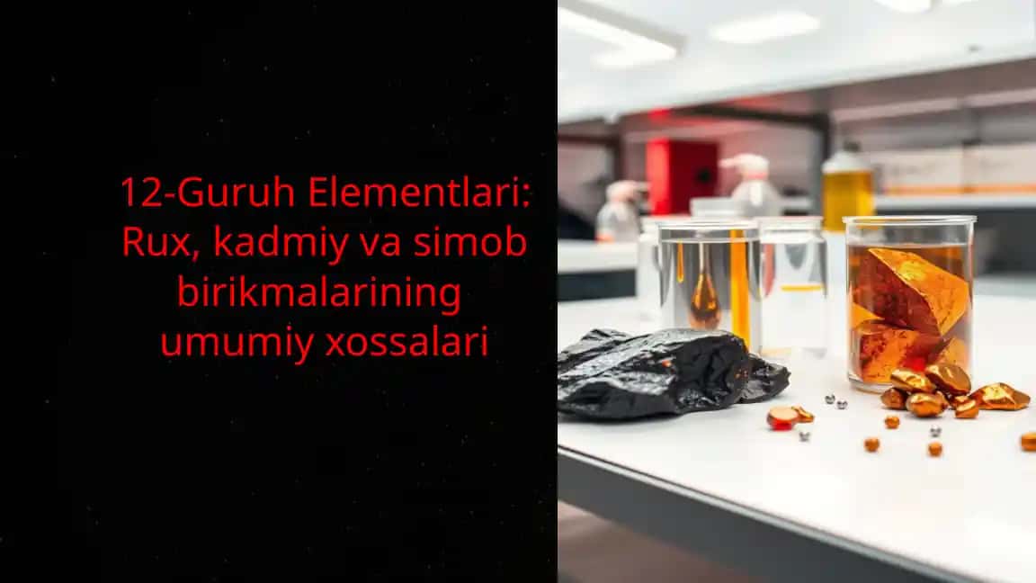 12-Guruh Elementlari