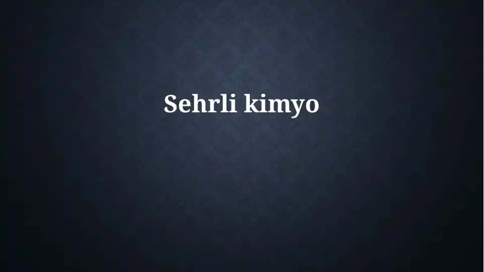 Sehrlikimyo
