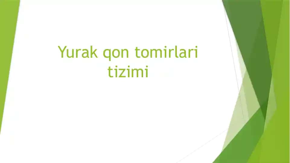 Yurak qon tomirlari tizimi