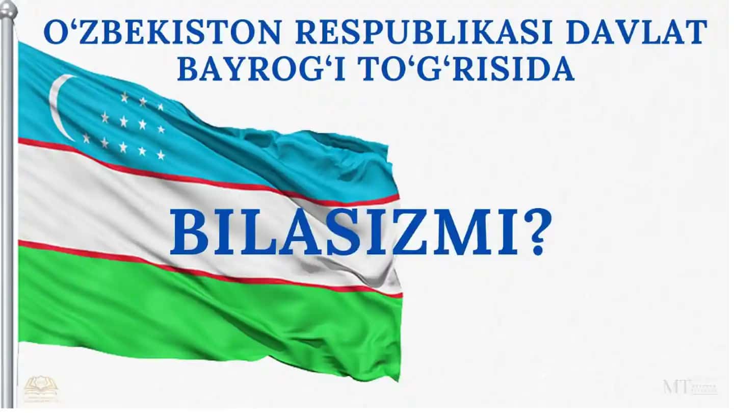 O'zbekiston respublikasi Davlat bayrog'i haqida taqdimot