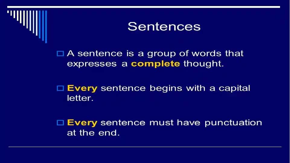 Sentences