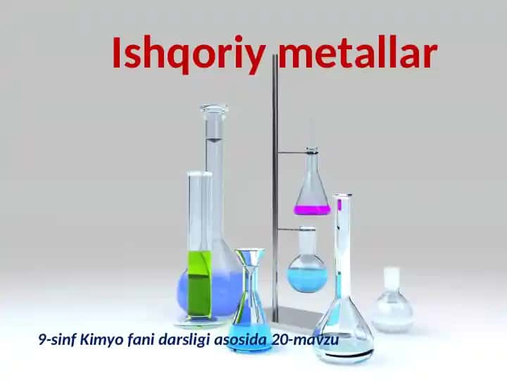 Ishqoriy metallar