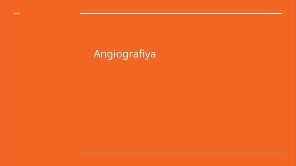 Angiografiya